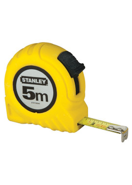 Flessometro in Metallo Stanley - 5 m - M30497 (Giallo)