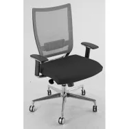 Sedia Semidirezionale Ergonomica Concept Unisit - Fili di Luce - COTXL/N (Nero e Grigio)