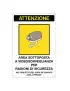 Cartello di Comunicazione - Avvertimento Video Sorveglianza - 200x300 mm - 33378 (Giallo)
