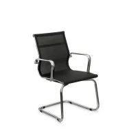 Sedia Visitatore Pollux Space Unisit - Rete - PXV (Nero)