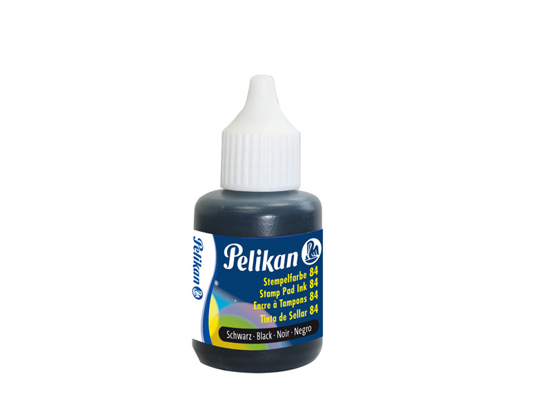 Inchiostro per Timbri Resistente all'Acqua 84 Pelikan - 30 ml - 351460 (Nero) Inchiostro per Timbri Resistente all'Acqua 84 Pelikan - 30 ml - 351460 (Nero)