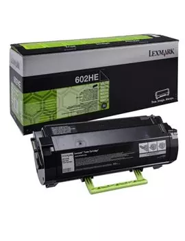 Toner Originale Lexmark 60F2H0E 602HE (Nero 10000 pagine)