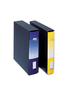 Registratore Dox 1 Rexel - con Custodia - Commerciale - Dorso 8 - 23x29,7 cm - D26104 (Blu)