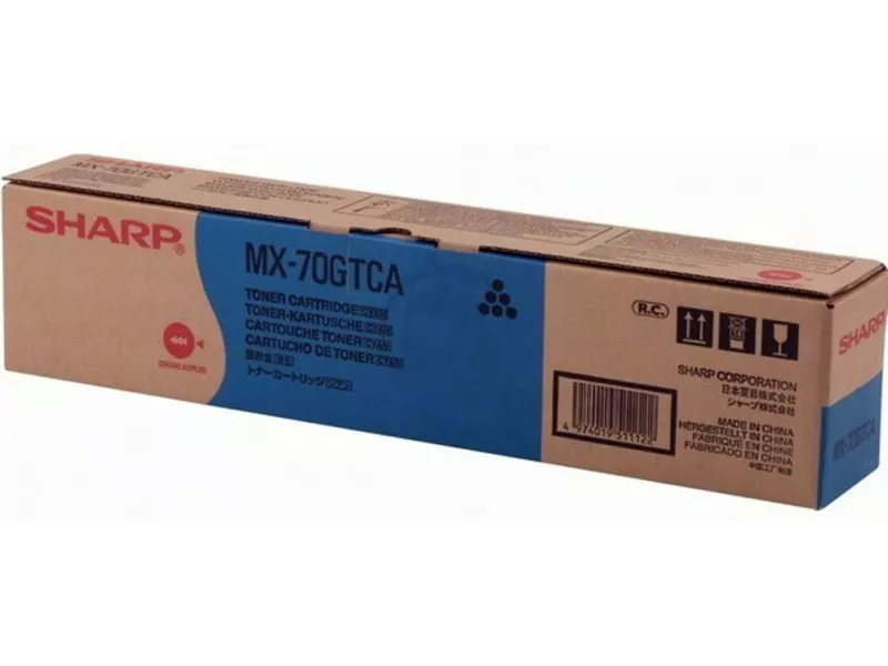 Toner Originale Sharp MX-70GTCA (Ciano 32000 pagine)