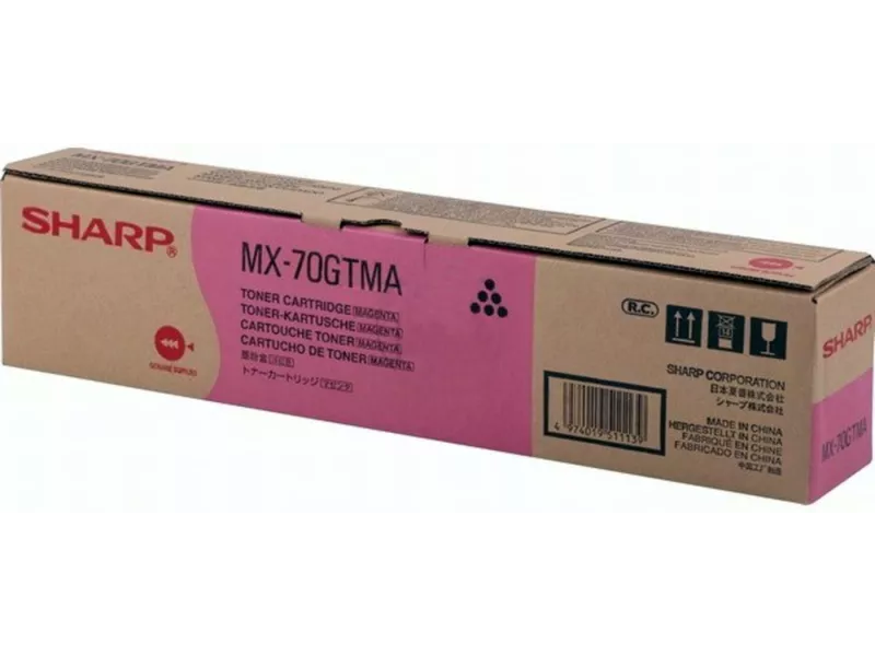 Toner Originale Sharp MX-70GTMA (Magenta 32000 pagine)