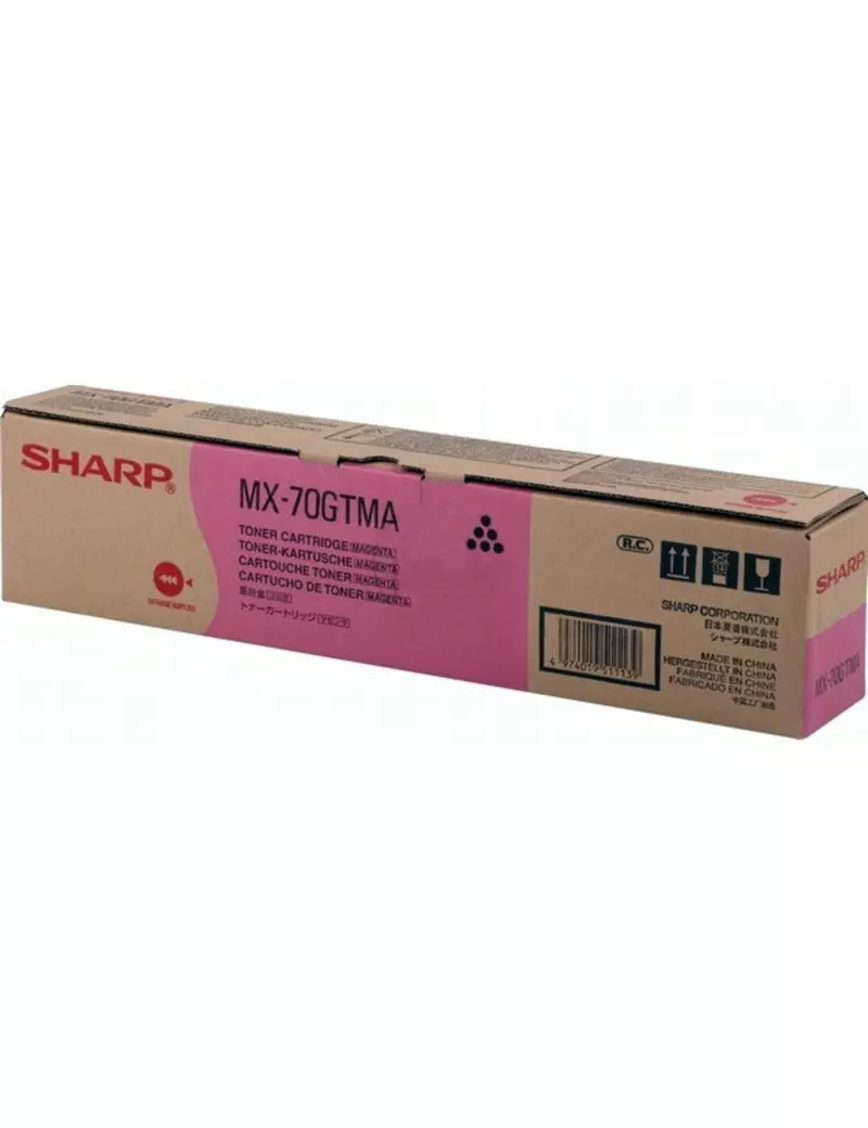 Toner Originale Sharp MX-70GTMA (Magenta 32000 pagine)