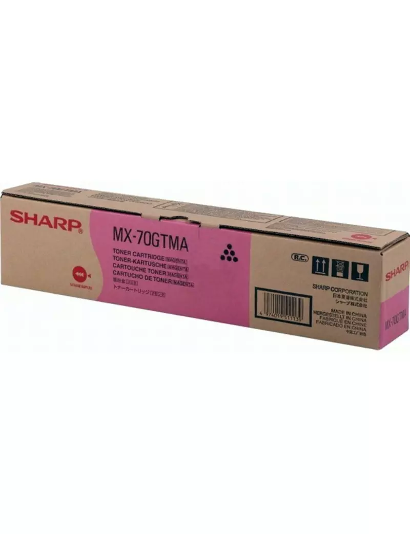 Toner Originale Sharp MX-70GTMA (Magenta 32000 pagine) Toner Originale Sharp MX-70GTMA (Magenta 32000 pagine)