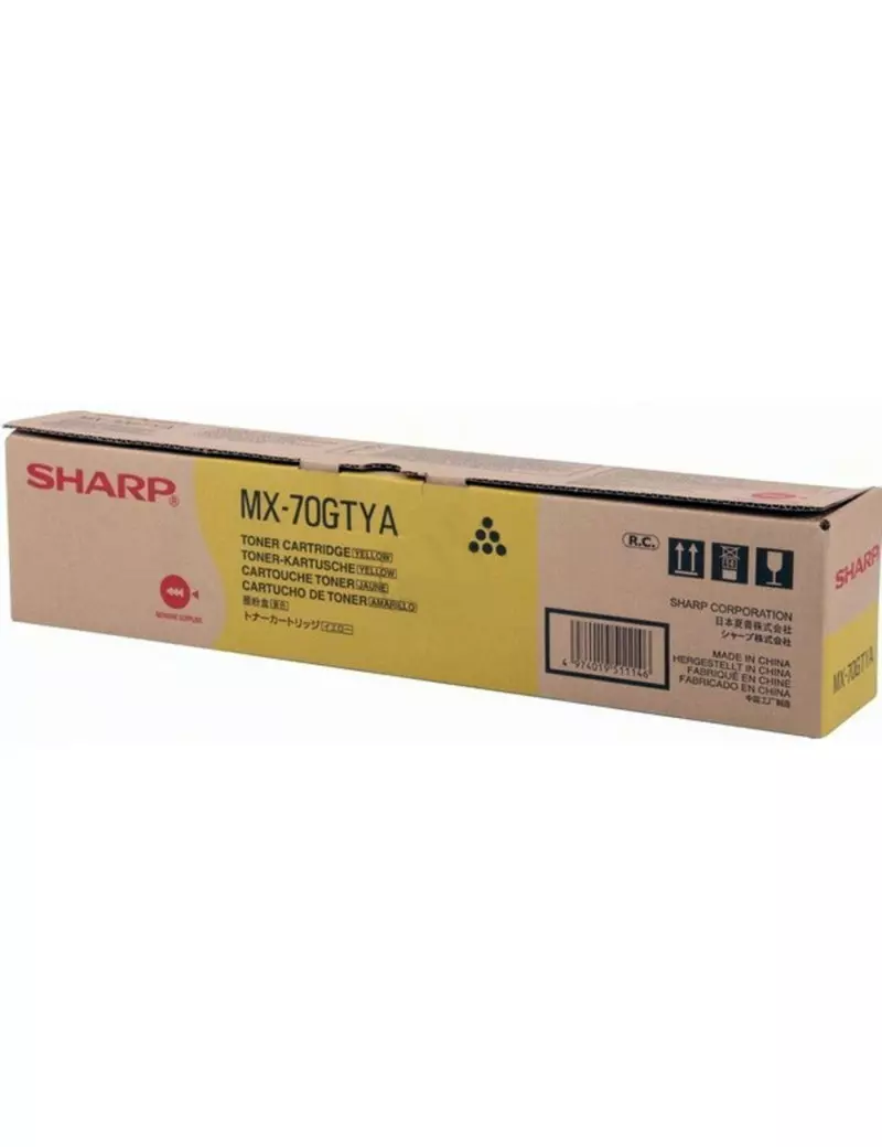 Toner Originale Sharp MX-70GTYA (Giallo 32000 pagine)