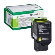 Toner Originale Lexmark C242XY0 (Giallo 3500 pagine)