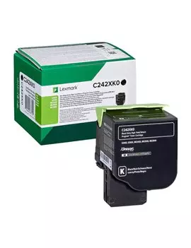 Toner Originale Lexmark C242XK0 (Nero 6000 pagine)