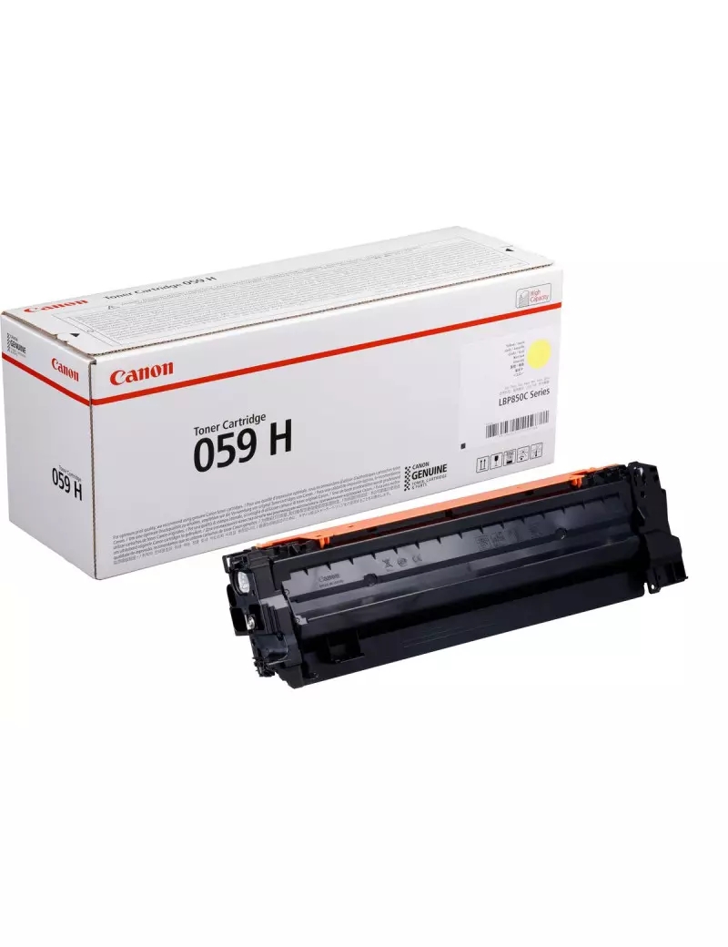 Toner Originale Canon 059hy 3624C001 (Giallo 13500 pagine)