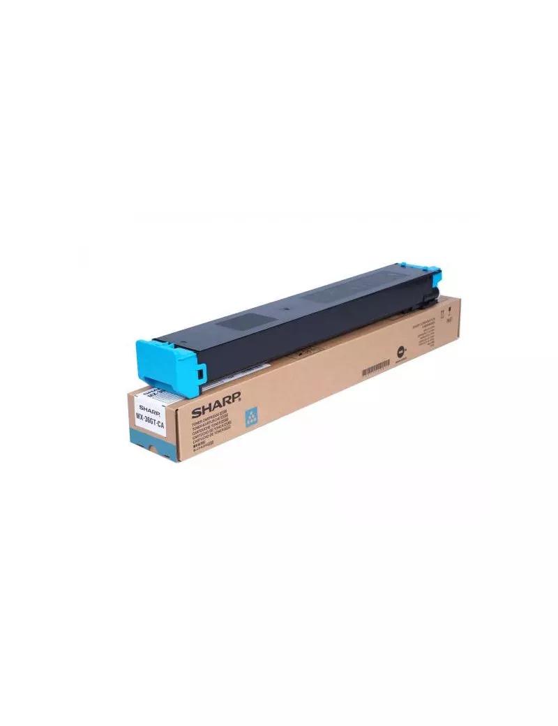 Toner Originale Sharp MX-36GT-CA (Ciano 15000 pagine)