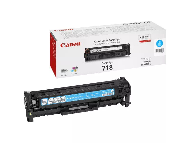 Toner Originale Canon 718c 2661B002 (Ciano 2900 pagine) Toner Originale Canon 718c 2661B002 (Ciano 2900 pagine)
