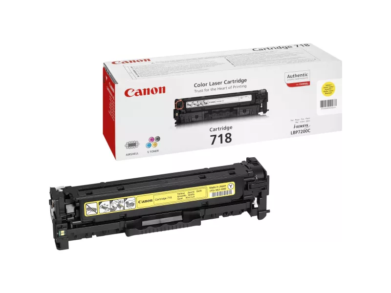 Toner Originale Canon 718y 2659B002 (Giallo 2900 pagine) Toner Originale Canon 718y 2659B002 (Giallo 2900 pagine)