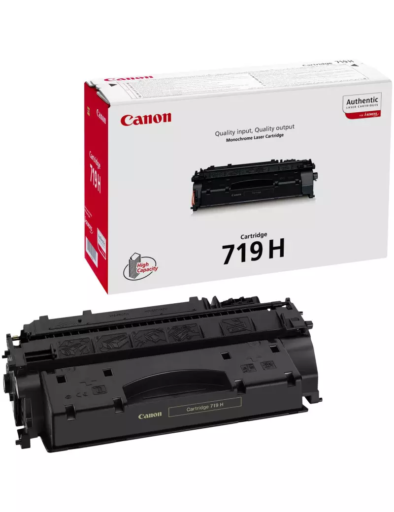 Toner Originale Canon 719h 3480B002 (Nero 6400 pagine) Toner Originale Canon 719h 3480B002 (Nero 6400 pagine)