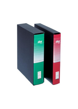 Registratore Dox 2 Rexel - Protocollo - Dorso 8 - 23x34 cm - D26211 (Rosso)