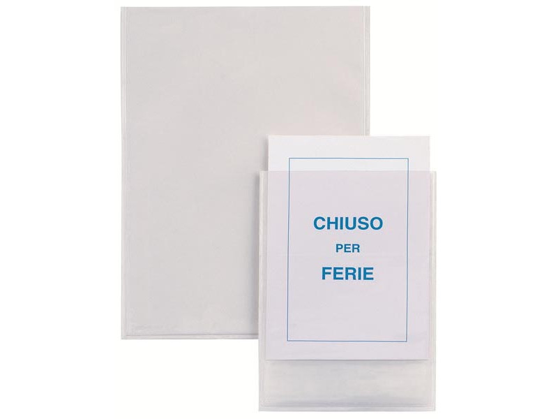 Porta Etichette Adesive Ies TI Sei Rota - A5 - Con Etichetta - 150x210 mm - 321116 (Trasparente Conf. 5) Porta Etichette Adesive Ies TI Sei Rota - A5 - Con Etichetta - 150x210 mm - 321116 (Trasparente Conf. 5)