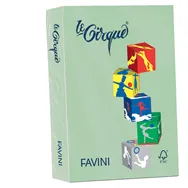 Carta Colorata Le Cirque Favini - A3 - 80 g - A712353 (Verde Pastello Tenue Conf. 500)