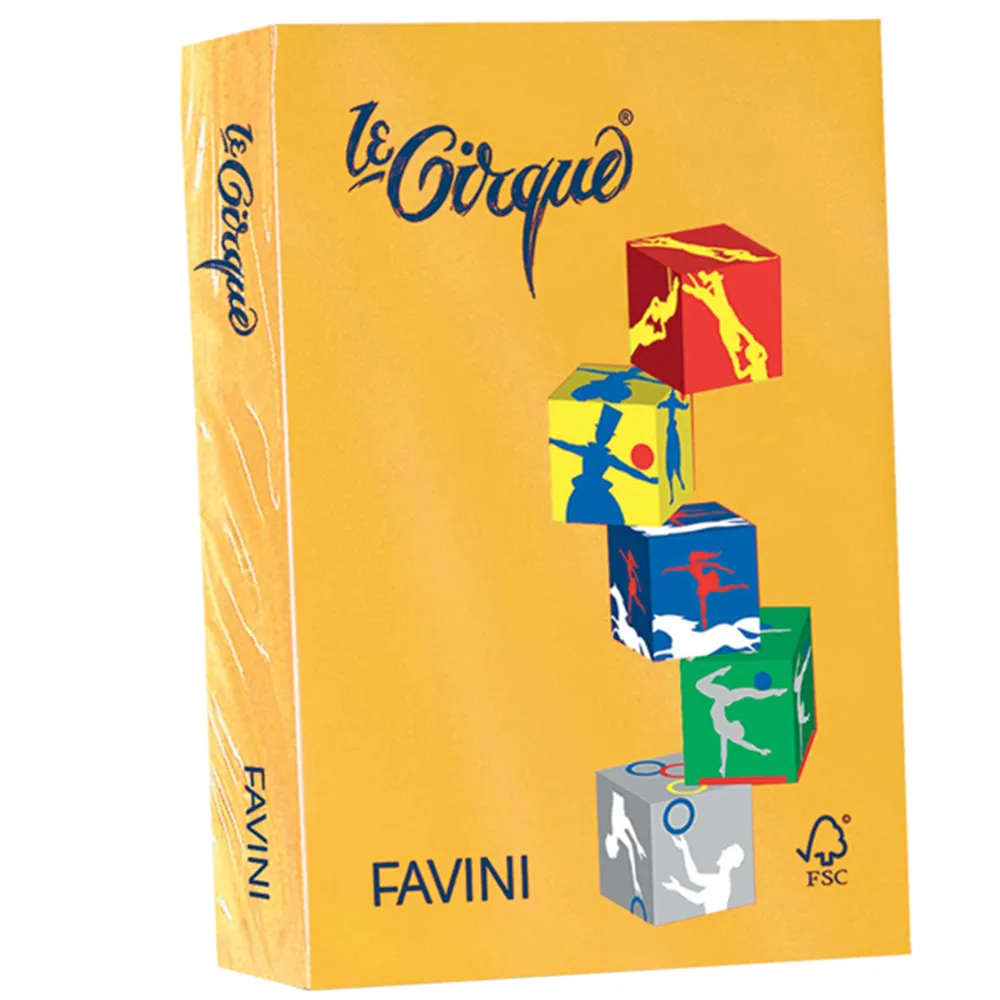 Carta Colorata Le Cirque Favini - A4 - 160 g - A74H304 (Giallo Oro Forte Conf. 250)
