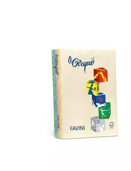 Carta Colorata Le Cirque Favini - A4 - 80 g - A71X414 (Assortiti Tenui Conf. 200)