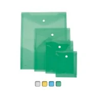 Busta con Bottone Lebez - A6 Verticale - 80199 (Assortiti Conf. 12)