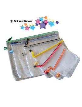 Busta in Rete con Cerniera Starline - A5 - 3301STL (Giallo Conf. 5)