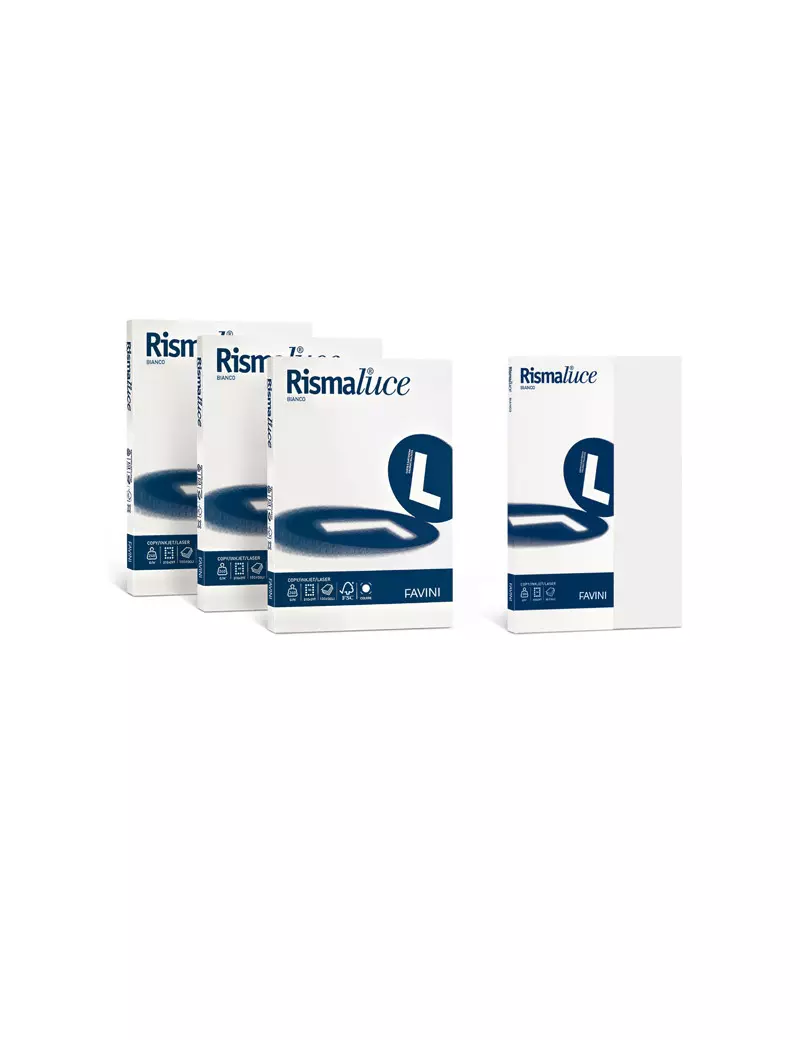 Carta Colorata Rismacqua Favini - A4 - 100 g - A690104 (Bianco Conf. 100) Carta Colorata Rismacqua Favini - A4 - 100 g - A690104 (Bianco Conf. 100)