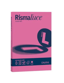 Carta Colorata Rismaluce Favini - A4 - 140 g - A65F204 (Ciclamino Forte Conf. 200)