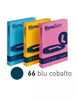 Carta Colorata Rismaluce Favini - A4 - 200 g - A672114 (Blu Cobalto Forte Conf. 125)