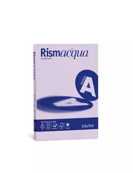 Carta Colorata Rismacqua Small Favini - A4 - 200 g - A699544 (Lilla Tenue Conf. 50)