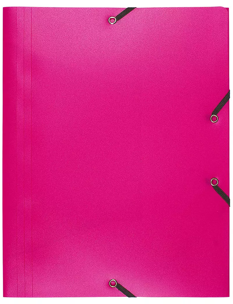 Cartella 3 Lembi in PPL Eco Exacompta - 24x32 cm - 55920E (Fucsia Opaco Conf. 30)