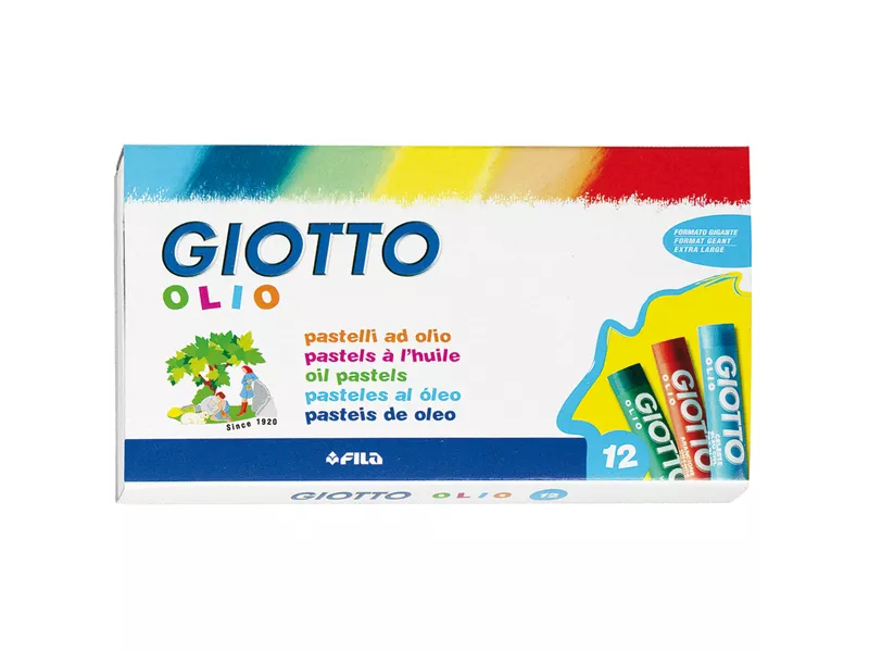 Pastelli a Olio Giotto Fila - 10 mm - 293000 (Assortiti Conf. 12) Pastelli a Olio Giotto Fila - 10 mm - 293000 (Assortiti Conf. 12)