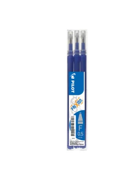 Refill per Penna a Sfera Cancellabile Frixion Ball Clicker Pilot - 0,5 mm - 006571 (Blu Conf. 3)