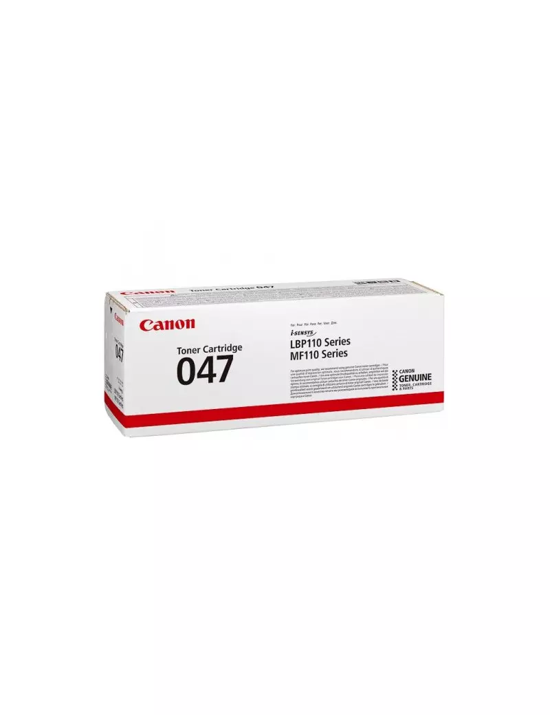 Toner Originale Canon 047bk 2164C002 (Nero 1600 pagine) Toner Originale Canon 047bk 2164C002 (Nero 1600 pagine)