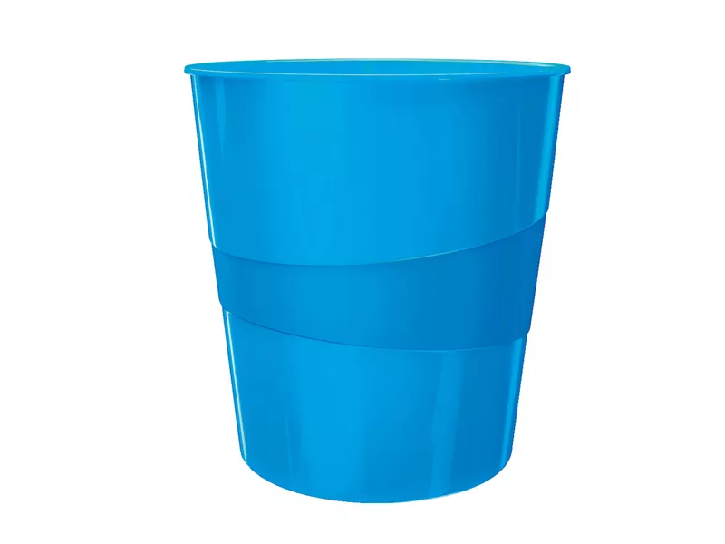 Cestino Gettacarte Wow Leitz - 15 Litri - 52781036 (Blu Metallizzato)