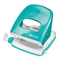 Perforatore a 2 Fori 5008 Wow Series Leitz - 30 Fogli - 50082001 (Acqua Marina Metallizzato)
