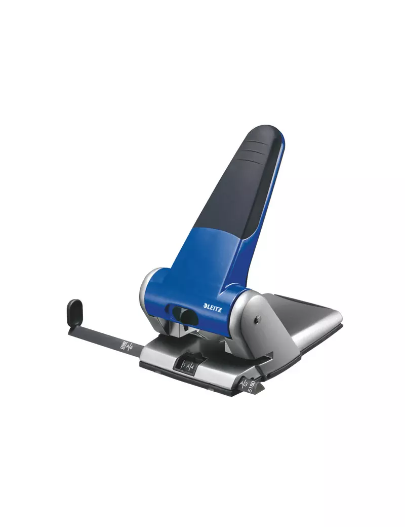 Perforatore a 2 Fori 5180 Leitz - 65 Fogli - 51800135 (Blu)