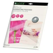 Pouches per Plastificatrici iLAM UDT Leitz - A4 Lucida - 125 micron - 74820000 (Trasparente Conf. 25)