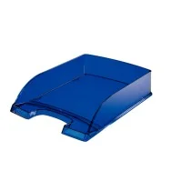 Vaschetta Portacorrispondenza Wow Standard Plus Leitz - 25,5x36x7 cm - 52260039 (Blu Trasparente Conf. 5)