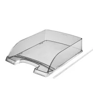 Vaschetta Portacorrispondenza Wow Standard Plus Leitz - 25,5x36x7 cm - 52260092 (Fumè Trasparente Conf. 5)
