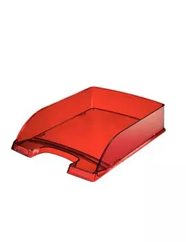 Vaschetta Portacorrispondenza Wow Standard Plus Leitz - 25,5x36x7 cm - 52260028 (Rosso Trasparente Conf. 5)