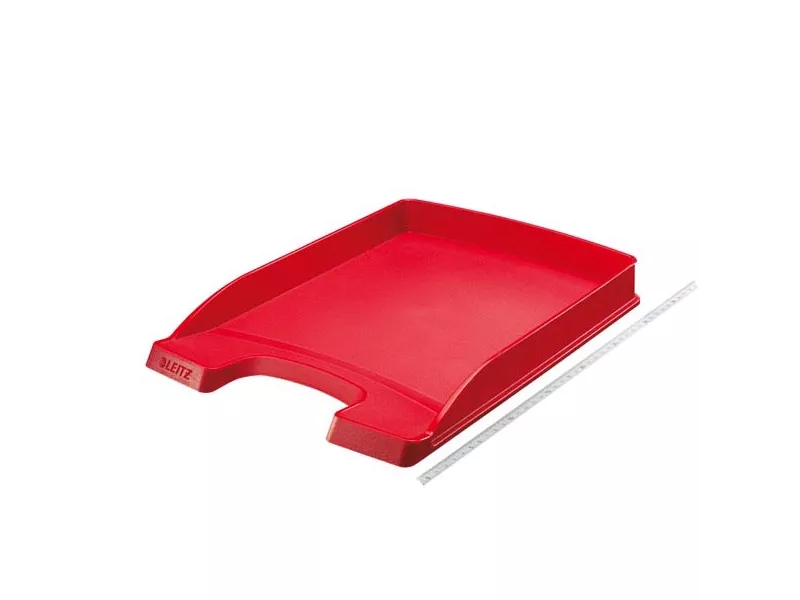 Vaschetta Portacorrispondenza Slim Plus Leitz - 25,5x36x3,7 cm - 52370025 (Rosso Conf. 10)
