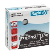 Punti Metallici per Cucitrice Super Strong Rapid - 9/20 - 24871700 (Conf. 1000)