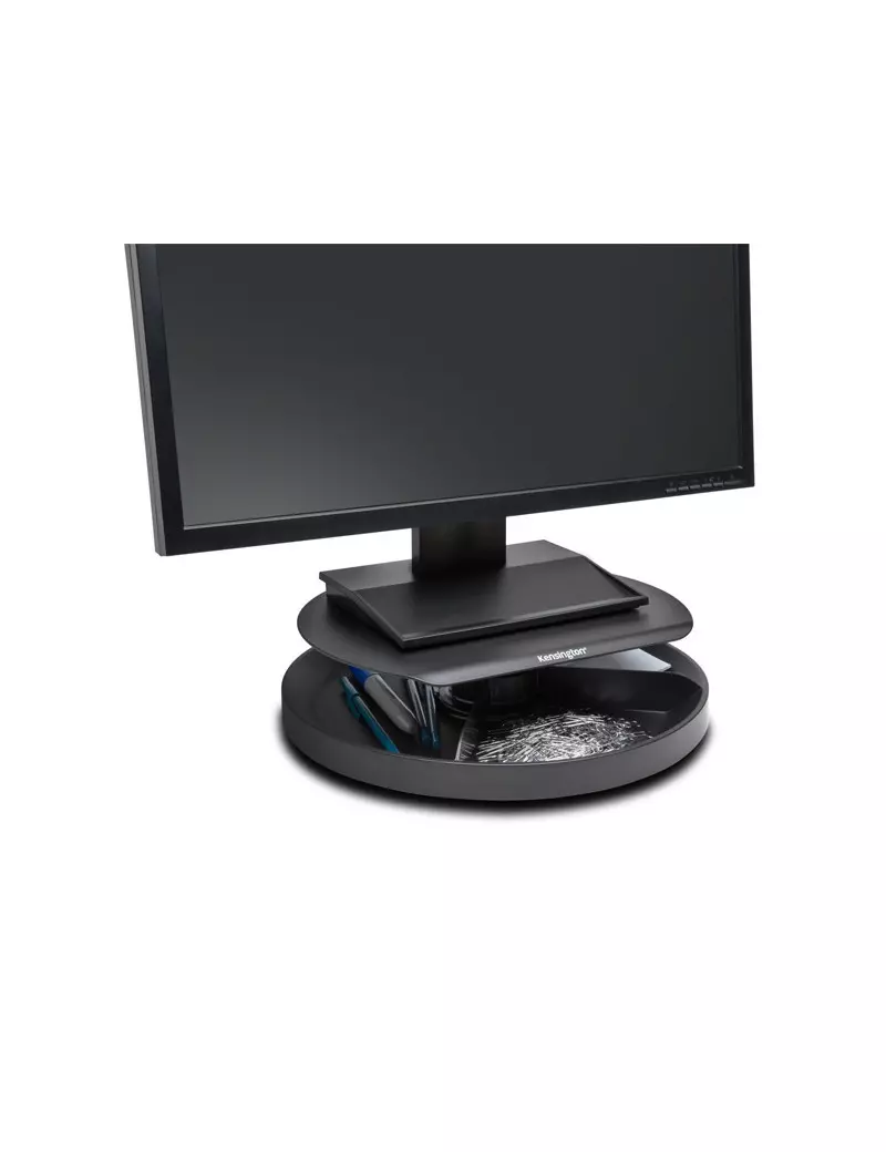 Supporto Monitor Spin2 Kensington - 18 kg - con Porta Accessori - K52787WW (Nero) Supporto Monitor Spin2 Kensington - 18 kg - con Porta Accessori - K52787WW (Nero)