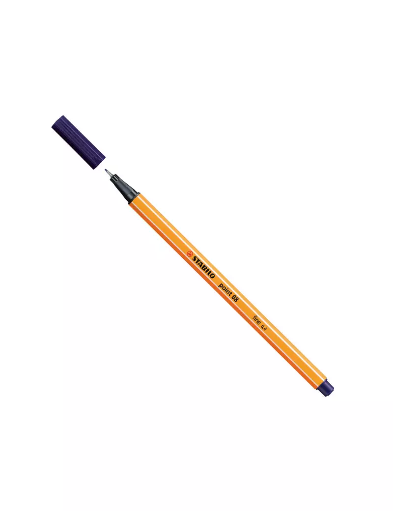Fineliner Point 88 Stabilo - 0,4 mm - 88/22 (Blu Notte Conf. 10) Fineliner Point 88 Stabilo - 0,4 mm - 88/22 (Blu Notte Conf. 10)