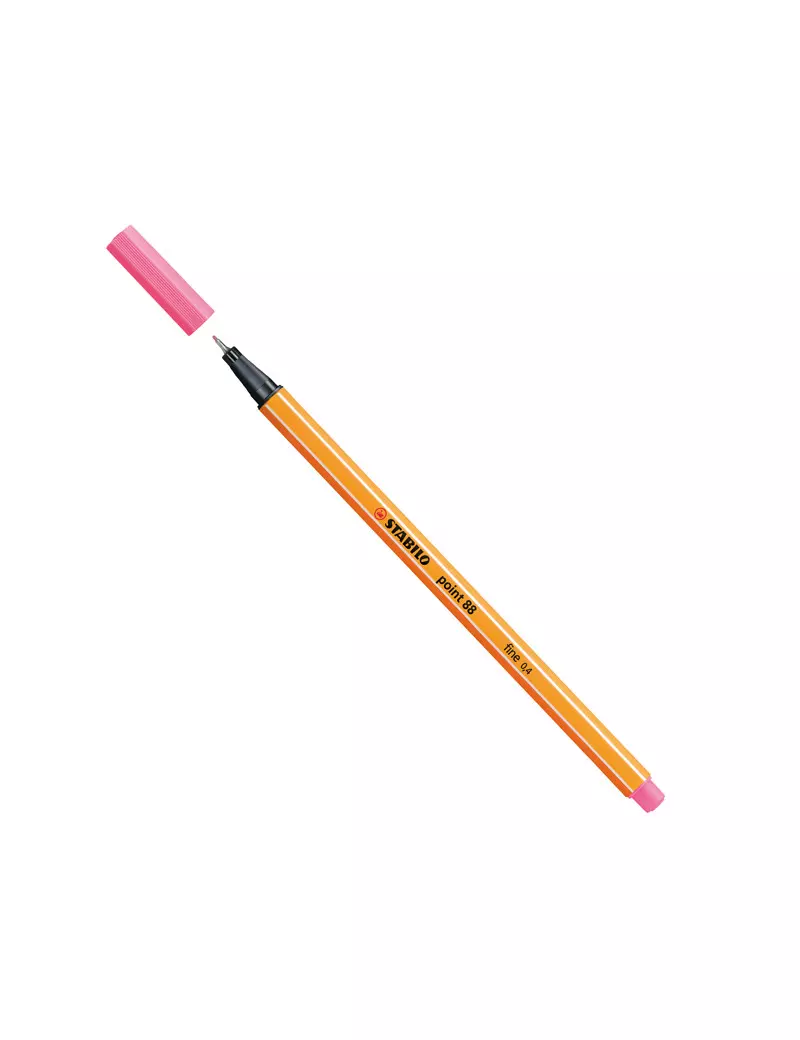 Fineliner Point 88 Stabilo - 0,4 mm - 88/29 (Rosa Chiaro Conf. 10) Fineliner Point 88 Stabilo - 0,4 mm - 88/29 (Rosa Chiaro Conf. 10)