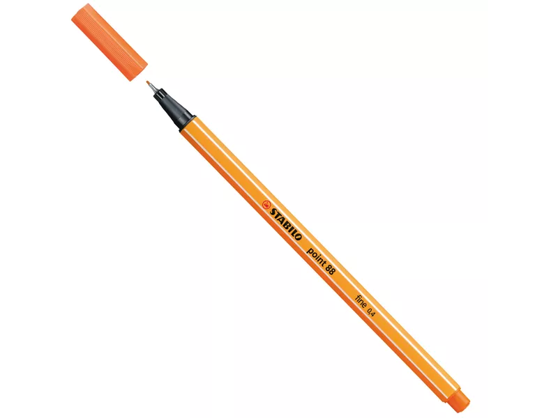 Fineliner Point 88 Stabilo - 0,4 mm - 88/30 (Vermiglio Conf. 10)