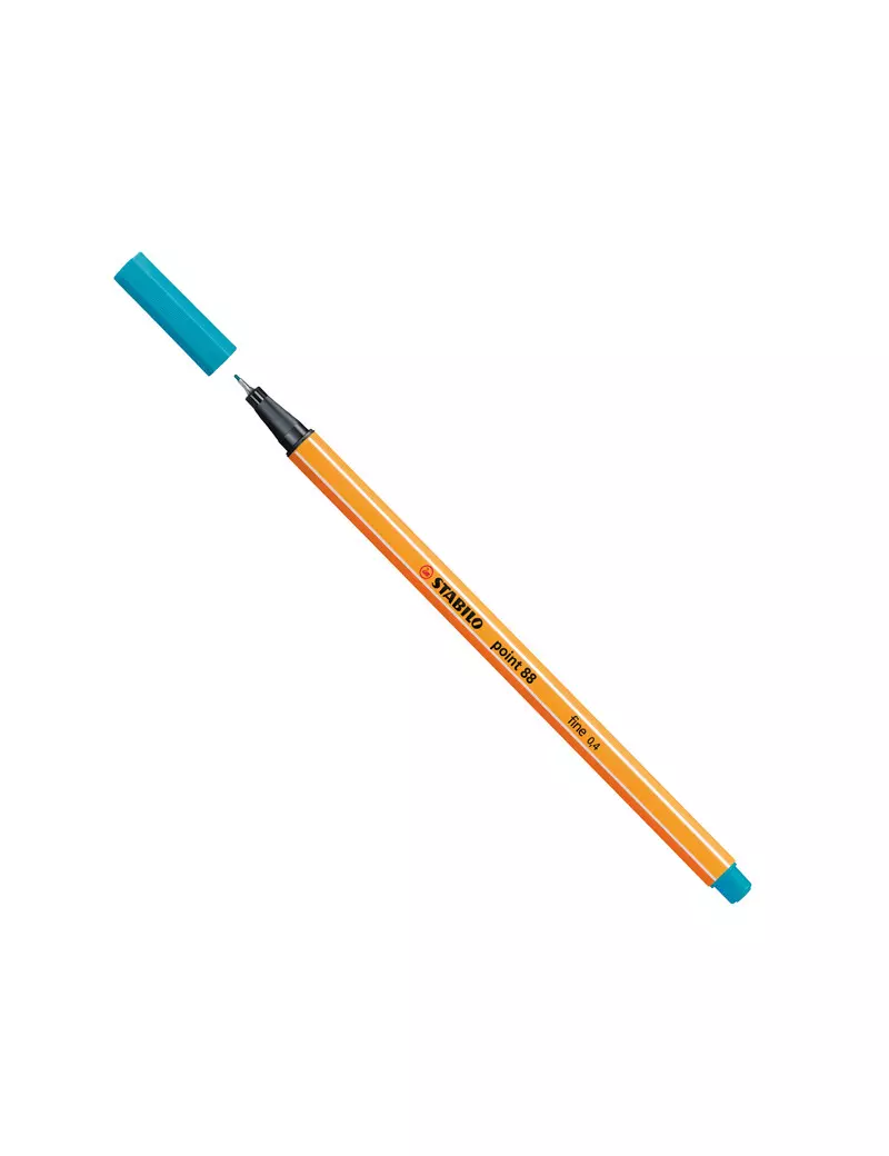Fineliner Point 88 Stabilo - 0,4 mm - 88/31 (Azzurro Chiaro Conf. 10) Fineliner Point 88 Stabilo - 0,4 mm - 88/31 (Azzurro Chiaro Conf. 10)