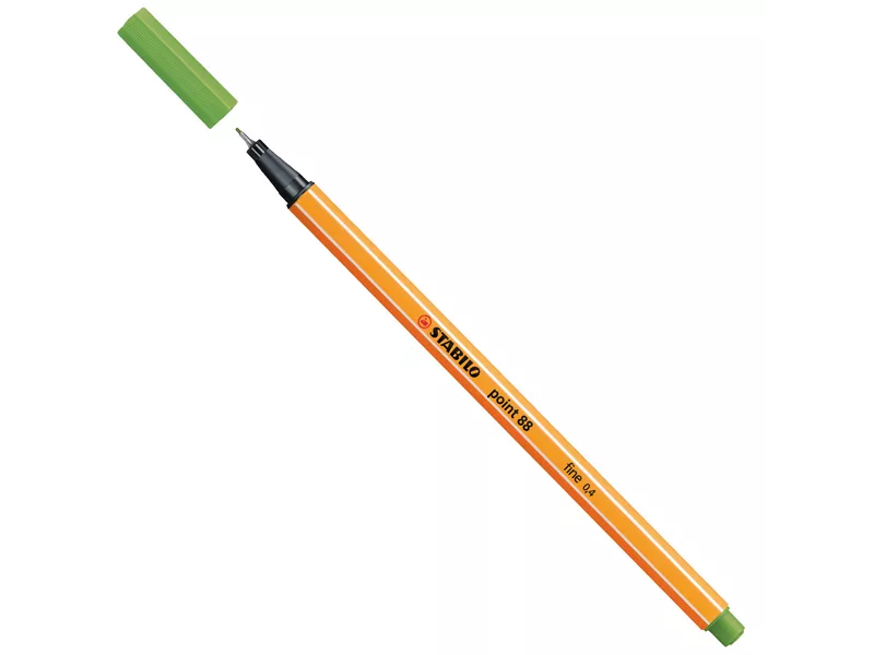 Fineliner Point 88 Stabilo - 0,4 mm - 88/33 (Verde Mela Conf. 10)