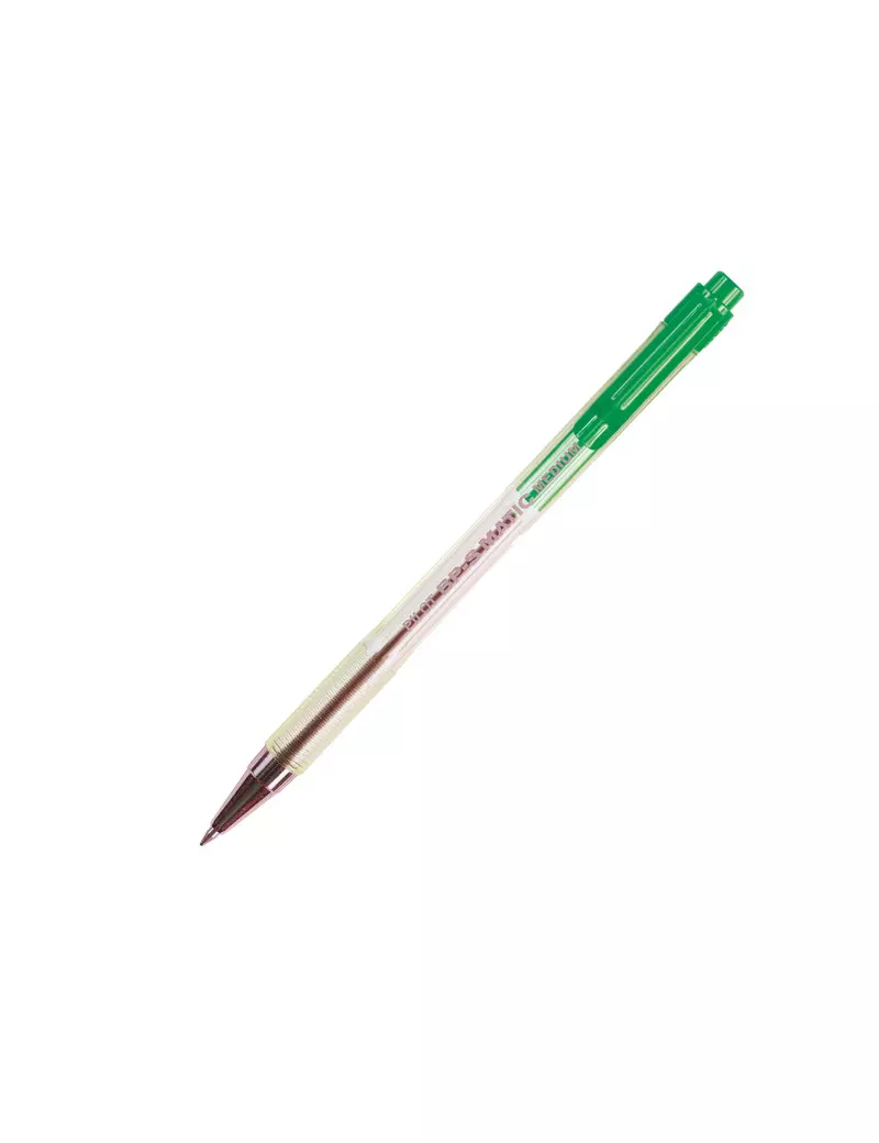 Penna a Sfera a Scatto BPS Matic Pilot - 0,7 mm - 001624 (Verde Conf. 12)